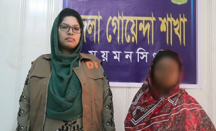 শিশু কন্যা হত্যার দায়ে মা গ্রেফতার