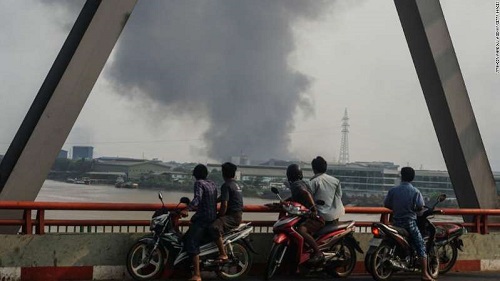 Chinese production lines set ablaze in Myanmar in deadliest day since overthrow