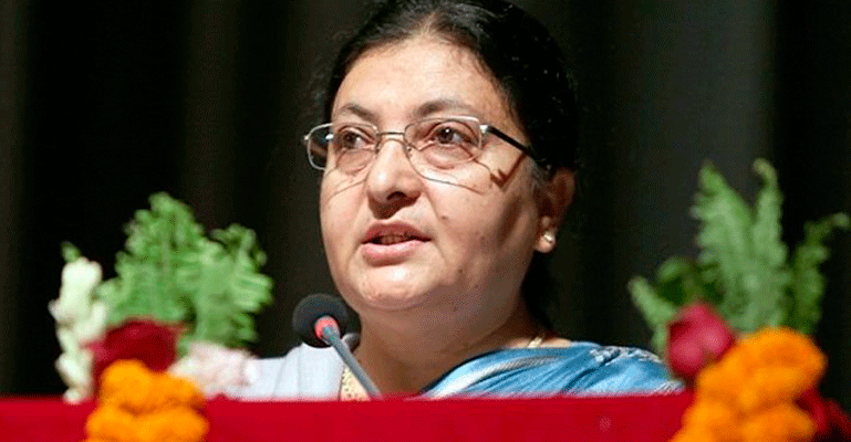 নেপালের প্রেসিডেন্ট ঢাকায় আসছেন কাল