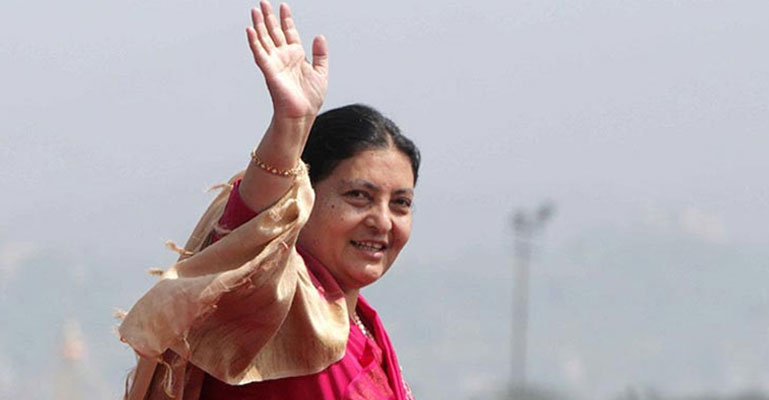 নেপালের প্রেসিডেন্ট আসছেন আজ