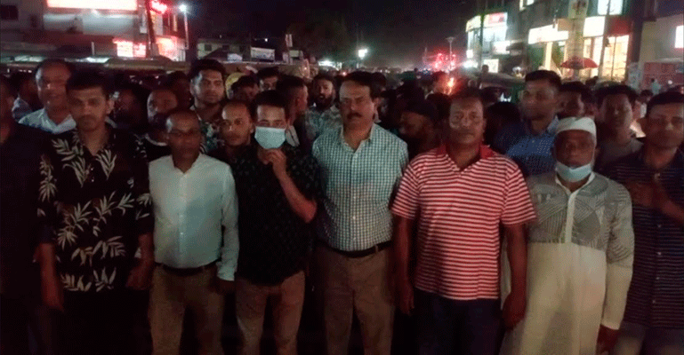 তারেক রহমানের বিরুদ্ধে মামলার প্রতিবাদে সুনামগঞ্জে বিক্ষোভ মিছিল