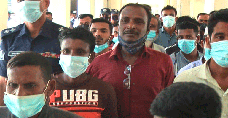 শাল্লায় হামলা: স্বাধীন মেম্বারসহ ৩০ আসামি রিমান্ডে