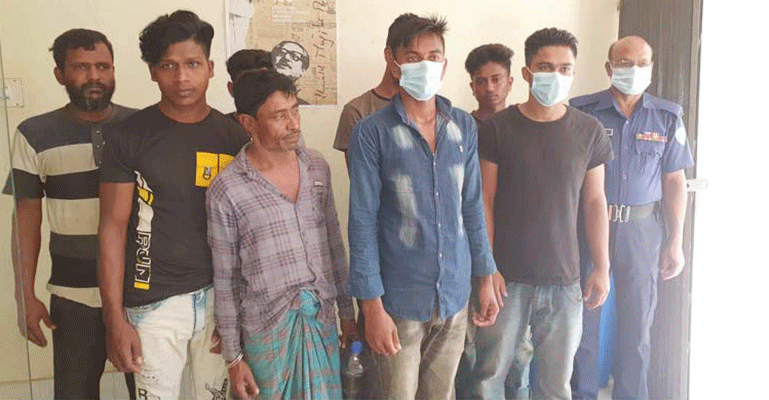 চৌদ্দগ্রামে মাটি কাটার অপরাধে ৮ জনের সাজা