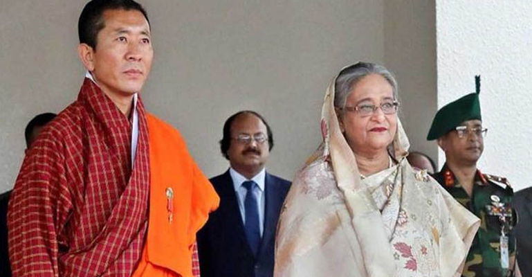 দ্বিপাক্ষিক বৈঠকে শেখ হাসিনা-লোটে শেরিং