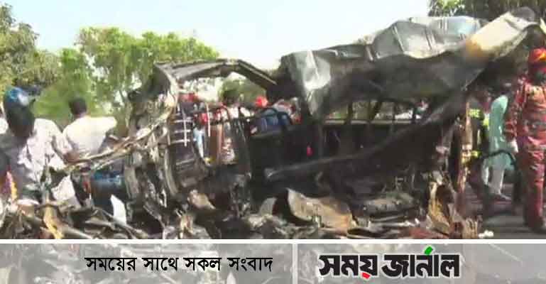 রাজশাহীতে সড়ক দুর্ঘটনায় ১৭ জন নিহতের ঘটনায় পুলিশের মামলা