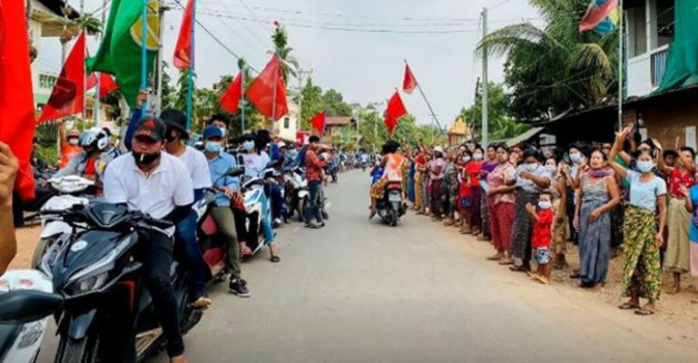 মিয়ানমারে বিক্ষোভকারীদের ওপর ফের গুলি, নিহত ১৬