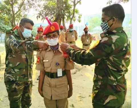 কুবি বিএনসিসির ক্যাডেট সার্জেন্ট সুমির সিইউও পদে পদোন্নতি