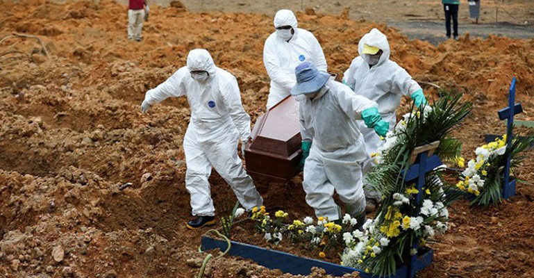 করোনা: ব্রাজিলে একদিনে প্রায় ৪ হাজার মৃত্যু