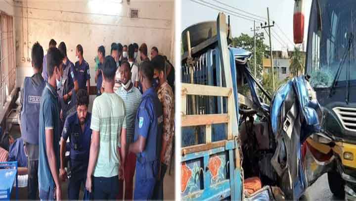 সড়ক দুর্ঘটনায় ২০ পুলিশ আহত