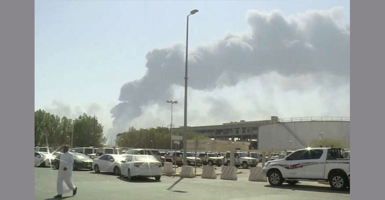 সৌদিতে তেল স্থাপনা লক্ষ্য করে ড্রোন হামলা