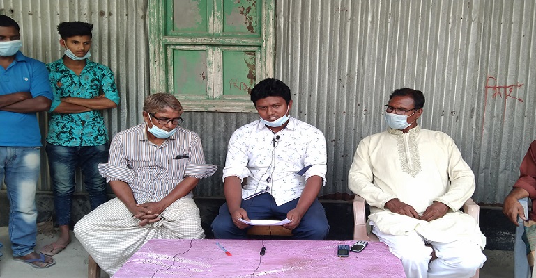 হাতীবান্ধায় ব্যক্তি মালিকানা জমিতে আশ্রয়ন প্রকল্প নির্মাণের অভিযোগ