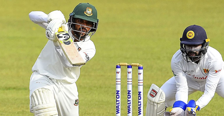 দ্বিতীয় দিনে ব্যাটিংয়ে বাংলাদেশ