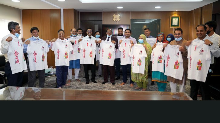 হামদর্দের শরবত রুহ্ আফজার জার্সি উদ্বোধন