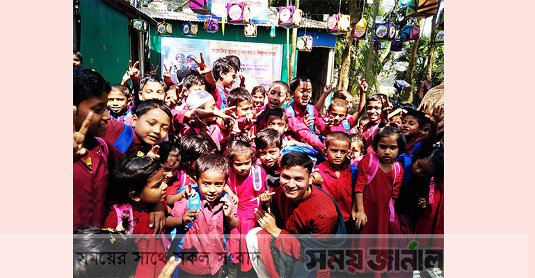 মেঠোপথে শুভর ‘আলোকিত পাঠাগার’