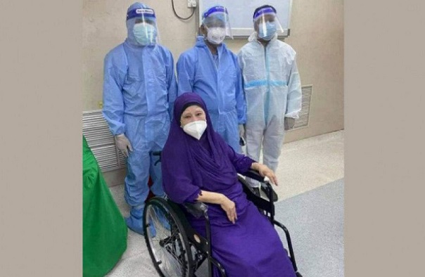 দ্বিতীয় দফা পরীক্ষাতেও করোনা পজিটিভ খালেদা জিয়া