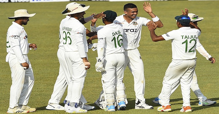 ড্রতে টেস্ট চ্যাম্পিয়নশিপে প্রথম পয়েন্ট টাইগারদের