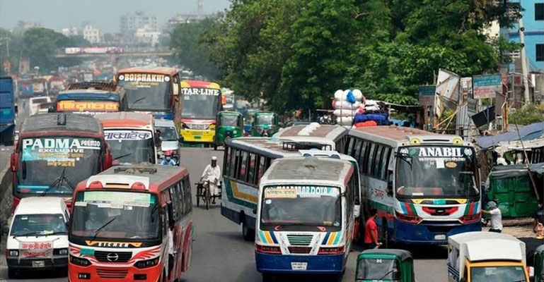 ‘শহরে চলবে গণপরিবহন, আন্তজেলা বাস বন্ধ’