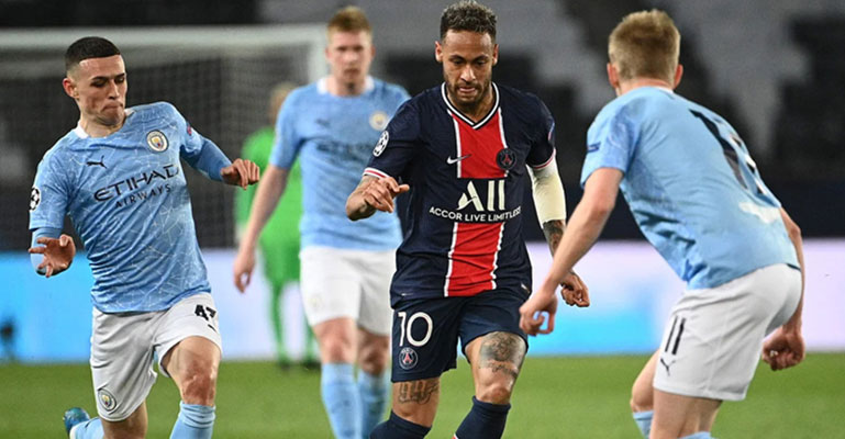 নেইমারদের বিদায় দিয়ে ফাইনালে ম্যানচেস্টার সিটি