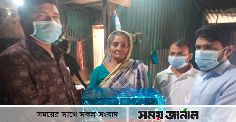 বীরঙ্গনা আরতীর পাশে দাঁড়ালেন ভাঙ্গা উপজেলা প্রশাসন