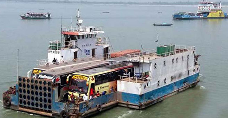 আজ থেকে দিনে ফেরি বন্ধ, পণ্যবাহী পরিবহন পারাপার রাতে