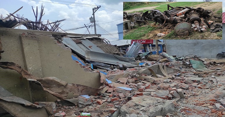 চৌদ্দগ্রামে আদালতের নির্দেশ অমান্য করে রাতে দোকানঘর-ফ্যাক্টরী ভাংচুর