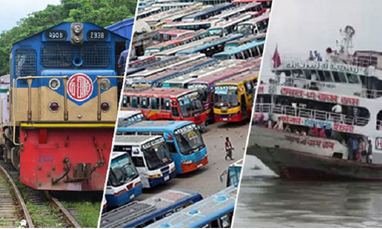 লঞ্চ-ট্রেন-দূরপাল্লার বাস চলাচল শুরু আজ