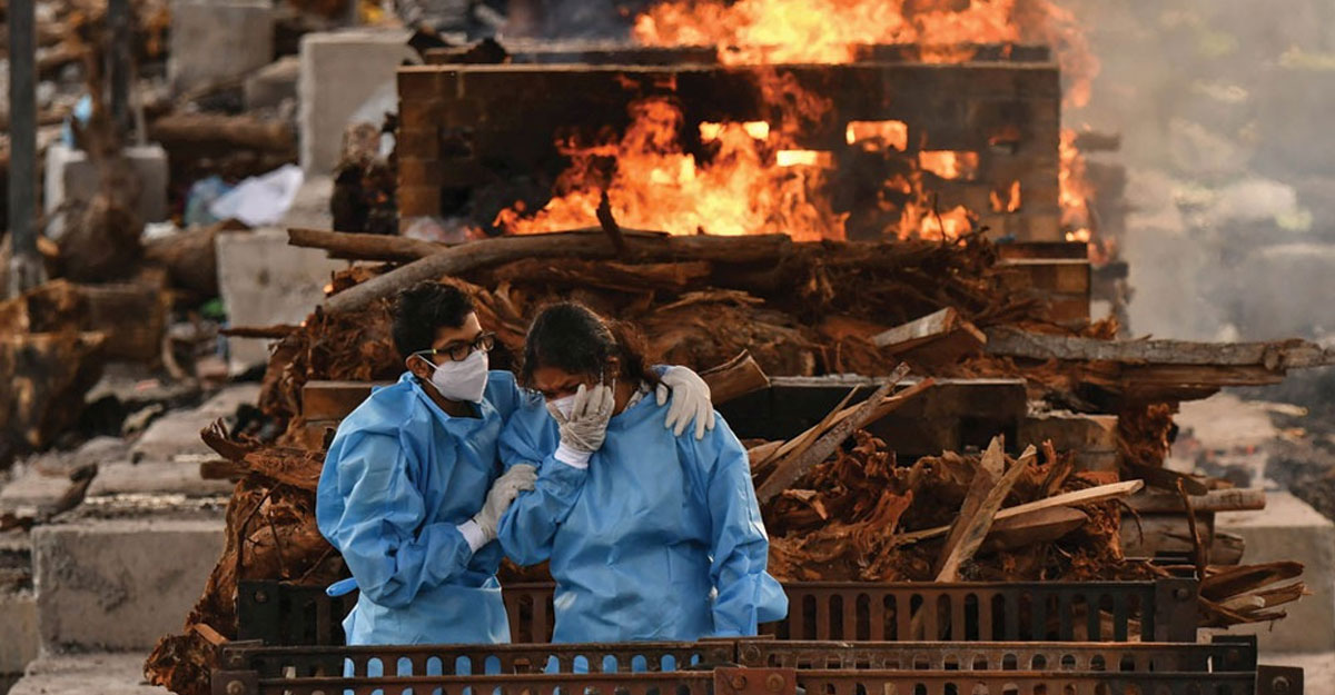 করোনা: ভারতে একদিনে মৃত্যু ৪১৫৭