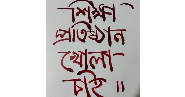 যখন বলি পরীক্ষা নিব তখন তারা অবাক হয়