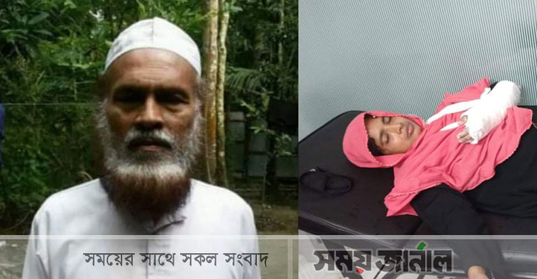 পিতার রডের আঘাতে মেয়ে আহত