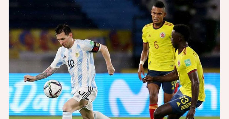 ২ গোলে এগিয়ে থেকেও জয় হাতছাড়া আর্জেন্টিনার