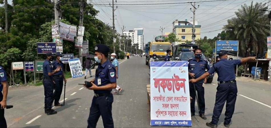 সাতক্ষীরায় দ্বিতীয় দফায় ফের লকডাউন শুরু
