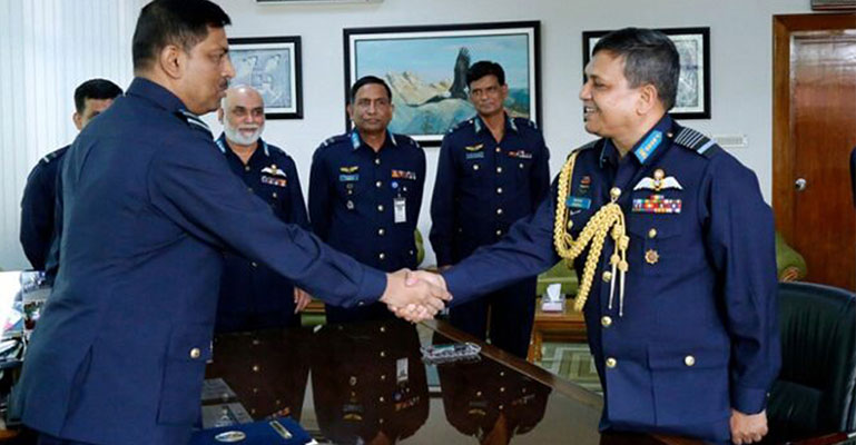 বিমানবাহিনীর প্রধান হলেন শেখ আবদুল হান্নান