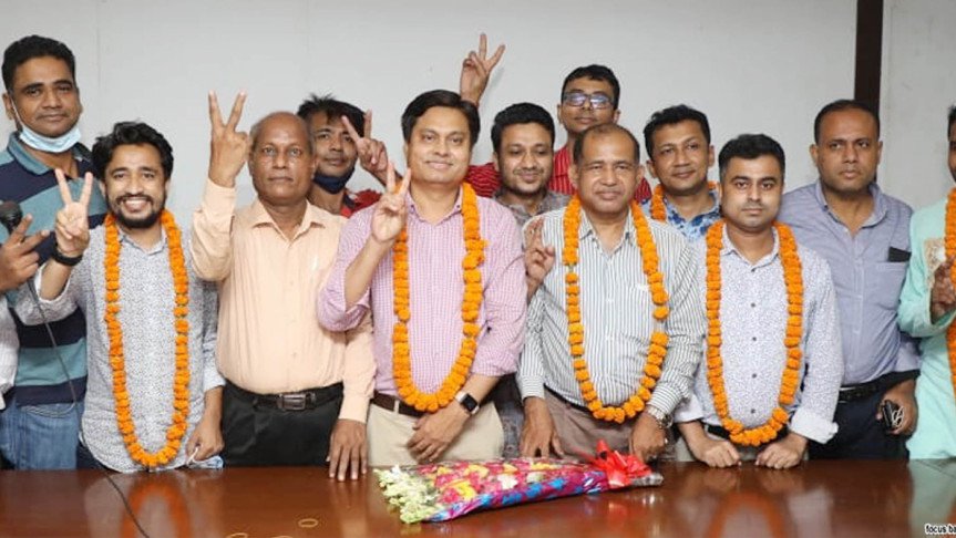 সেক্রেটারিয়েট রিপোর্টার্স ফোরামের সভাপতি তপন, সেক্রেটারি মাসউদুল