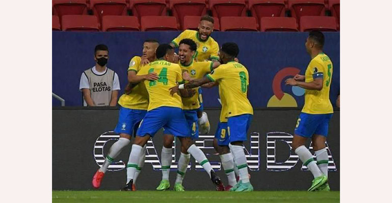 ভেনেজুয়েলাকে উড়িয়ে ব্রাজিলের জয়