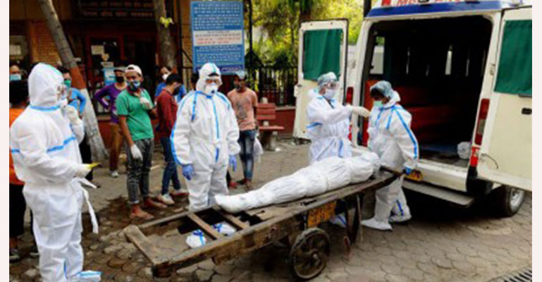 ভারতে একদিনে করোনায় আরও ৩৯২১ মৃত্যু