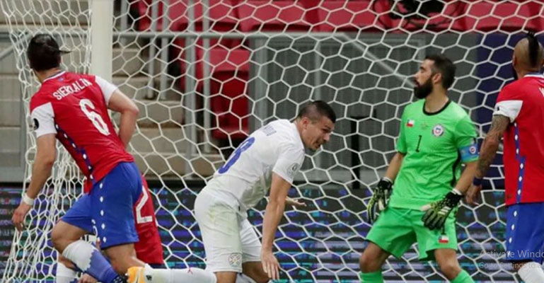 চিলিকে হারিয়ে কোয়ার্টার ফাইনালে প্যারাগুয়ে