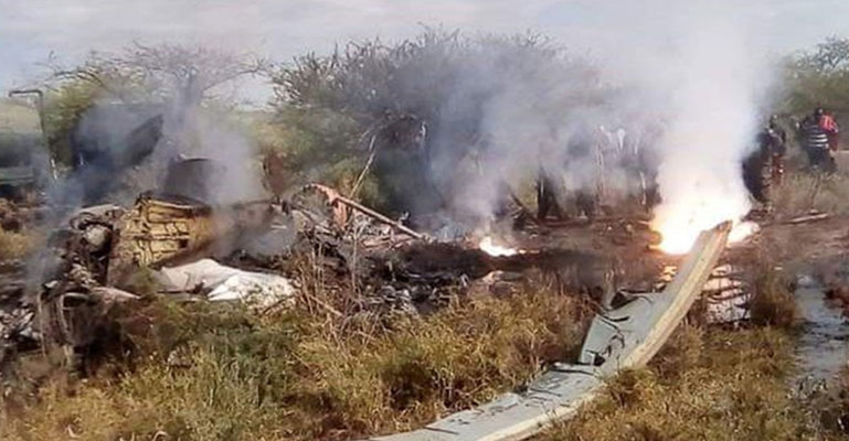 কেনিয়ায় হেলিকপ্টার বিধ্বস্ত, ১৭ সেনা নিহত