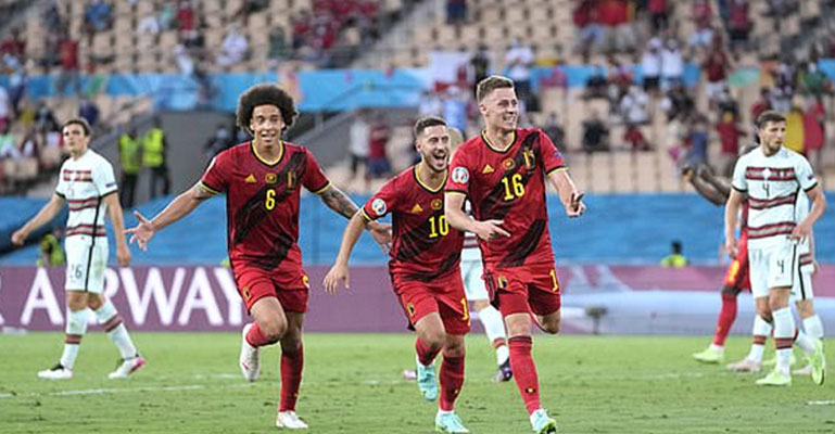 রোনালদোদের বিদায় করে শেষ আটে বেলজিয়াম