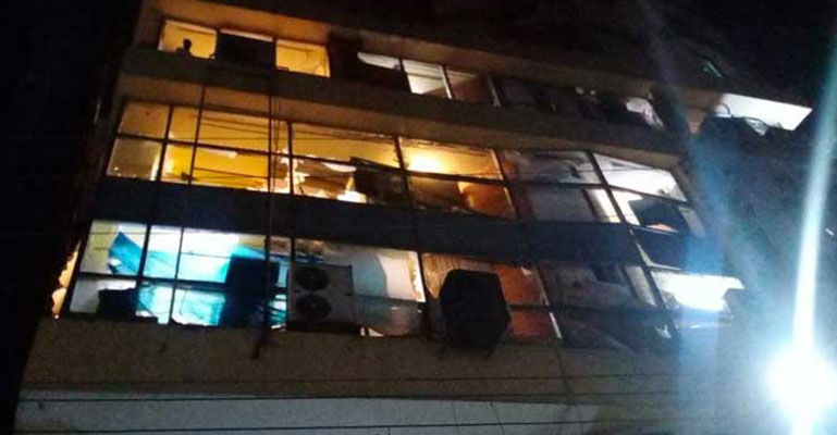 মগবাজারে ভয়াবহ বিস্ফোরণে ১৪টি ভবন ক্ষতিগ্রস্ত