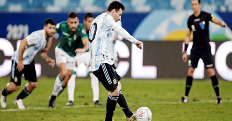 বলিভিয়াকে উড়িয়ে দিলো আর্জেন্টিনা