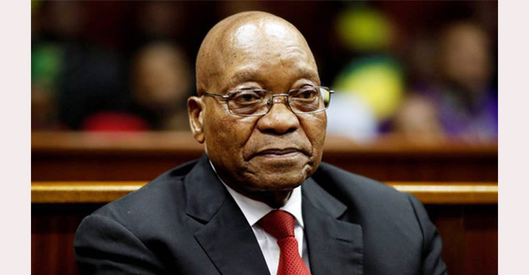 কারাগারে দক্ষিণ আফ্রিকার সাবেক প্রেসিডেন্ট