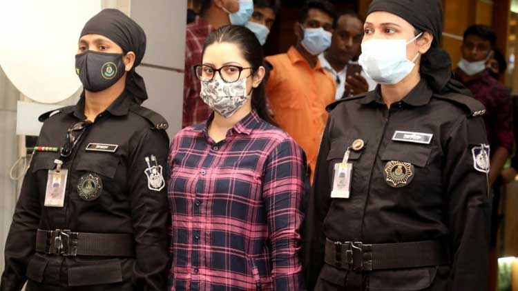 ৪ দিনের রিমান্ডে পরীমণি