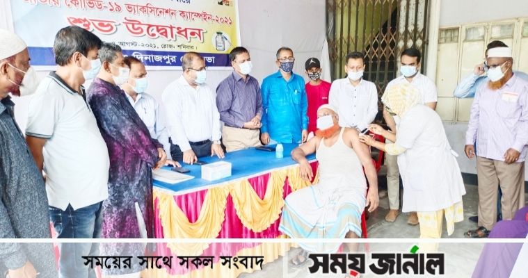 দিনাজপুরে একদিনে ৭১ হাজার মানুষকে টিকা প্রদান