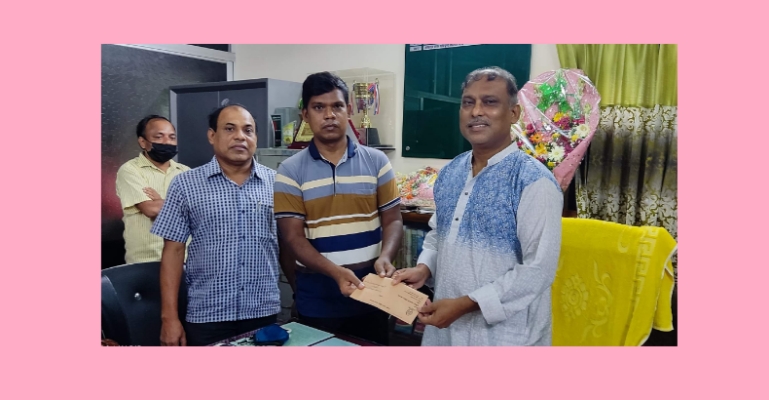 প্রফেসর শিশির কুমার রায়ের অধ্যক্ষ পদে যোগদান