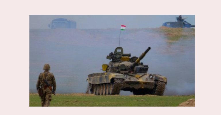 আফগান সীমান্তের কাছে রাশিয়ার শত শত ট্যাংকের মহড়া