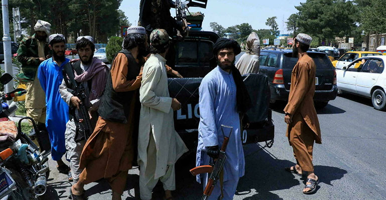 রাজধানী কাবুলে ঢুকে পড়েছে তালেবান