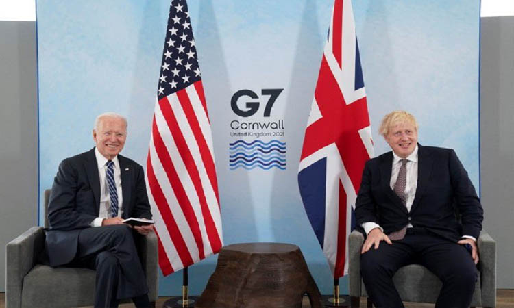 আফগানিস্তান ইস্যুতে জি-৭ বৈঠকের ঘোষণা বাইডেন-বরিসের