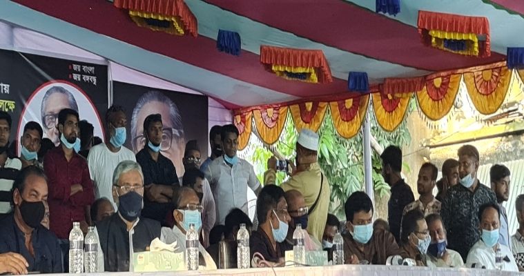 ফরিদপুরে ২১ আগষ্ট গ্রেনেড হামলা মামলার আসামীদের বিচার দাবি