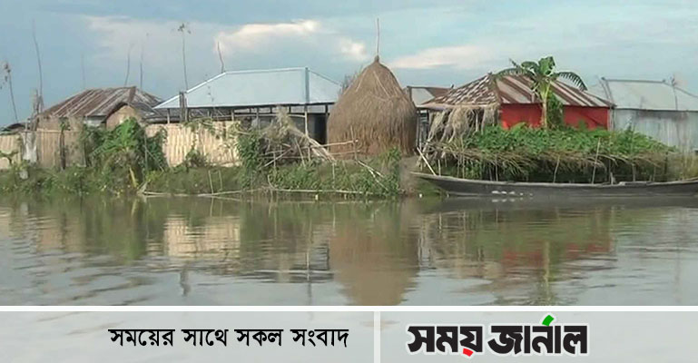 কুড়িগ্রামে পানিবন্দি ৪০ হাজার মানুষ