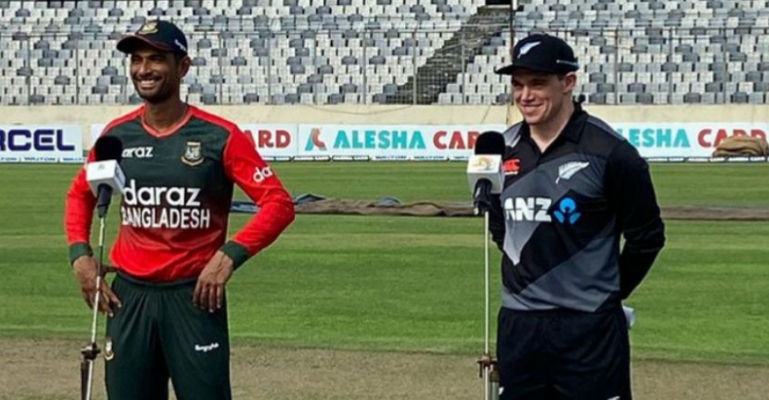 টস জিতে ব্যাটিংয়ে নিউজিল্যান্ড